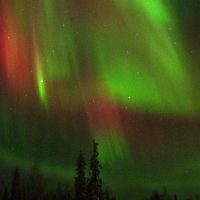 This aurora, photographed in Finland, was a beautiful side effect of a geomagnetic storm in February 2012. This aurora, photographed in Finland, was a beautiful side effect of a geomagnetic storm in February 2012.