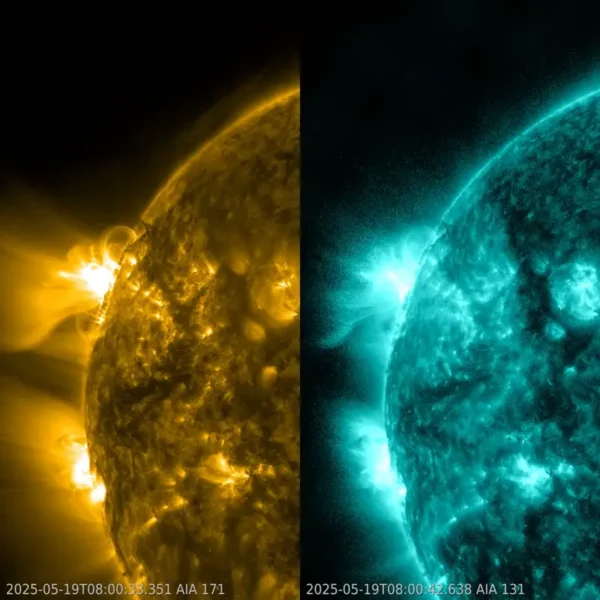 [Alex on EARTHSKY.ORG] Sun activity archive for May 2025. A daily record of flaring, big filaments and prominences, and other sorts of activity, on our local star.